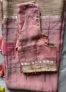 Pure cotton saree with blouse