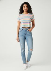 colourful crop top