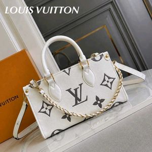 LOUIS VUITTON*OnTheGo East West Bicolour monogram
