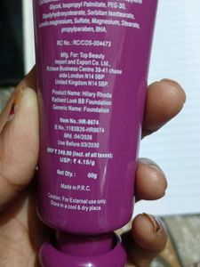 Hilary Rhoda Radiant BB Foundation