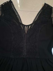 Elegant Black Lace Dress