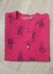 🌺jhumka Printed Cotton Kurta