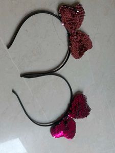 Sparkly Sequin Bow Headbands