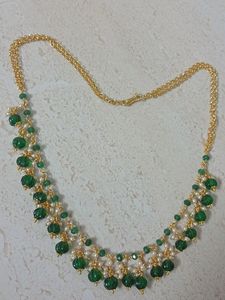Green Pumpkin Beads Chain