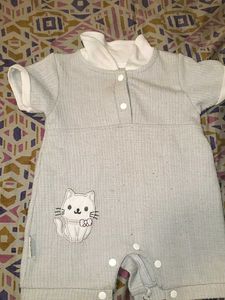 combo Baby Boy Romper with Tie