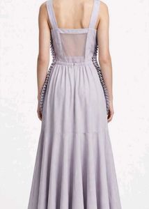 Elegant Lavender Maxi Dress