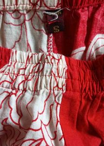🆕 🆕Stylish Red Floral Kurta Set