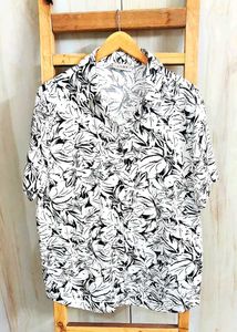 Floral Print Cotton Shirt Size-42-44