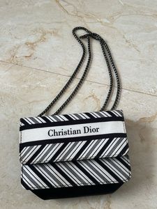 Christian Dior Striped Crossbody
