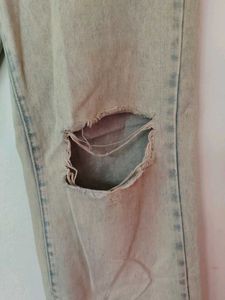 Ripped Light Wash Jeans