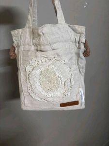 Cute Lace Rabbit Tote Bag