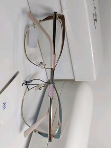 Fashionable Gold &amp; Pink Eyeglasses