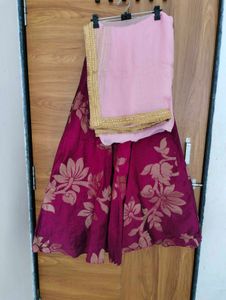 Stunning Magenta Lehenga Choli Set