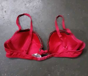 Red Lace Bra