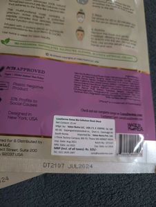 LUXADREME Detox face Sheet Mask 2pcs