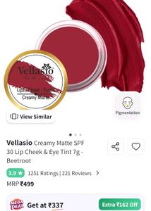 Vellassio &amp; Just Herbs Lip Tints
