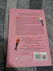 red white royal blue fiction novel