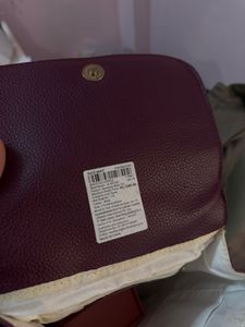 Burgundy cute Backpack