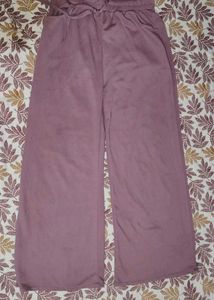 Mauve Wide Leg Lounge Pants