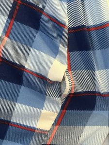 Blue &amp; Red Plaid Top