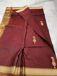 pure Kanchi pattu saree