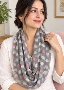 Brand new Claire’s Polka Dot Infinity Scarf