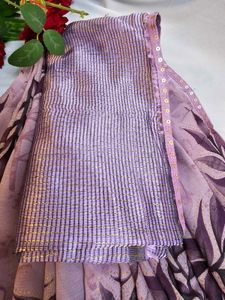 Elegant Floral Saree with blouse