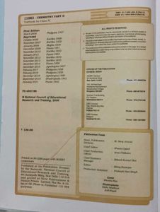 Chemistry Textbook for Class XI Part 1