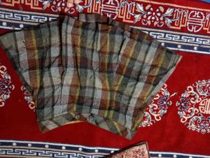 Plaid Pleated Mini Skirt