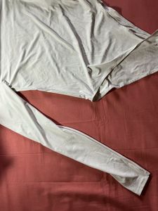 ZARA Long Sleeve Mock Neck bodysuit