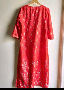 Biba Straight Kurta For Women- Office Wear