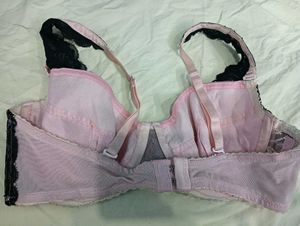 Lace Trimmed 💛Pink &amp; Black Bra