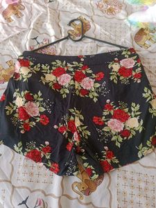 Floral Print Shorts