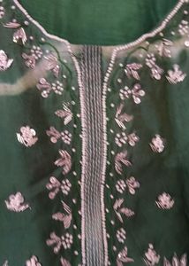 Tie Die Kurti With Dupatta