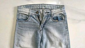 Stylish Light Wash Denim Jeans