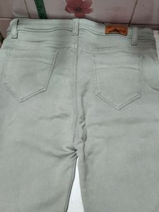 Pista Green Straight Jeans