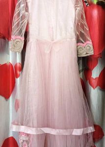 Beautiful Pink Embroidered Gown