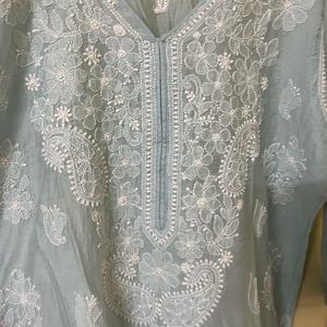 brand new Chikankari Embroidered Kurti