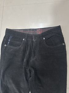 Black Brown Courdroy Pants