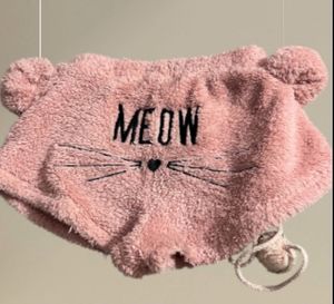 Pink Fuzzy Bear Hoodie