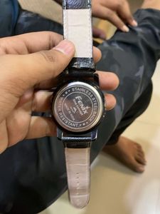 Fenix Men's Black Leather Watch