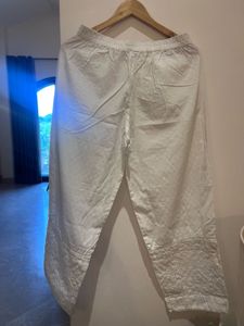 White Palazzo Pants - pair with any kurta