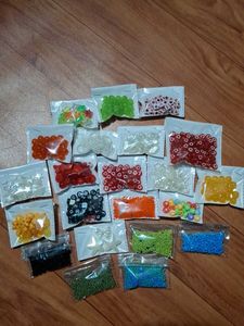 Assorted Beads & Charms Craft Supplies diy