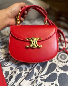 Thrifted Celine Women’s Buckle Shoulder Saddle Bag