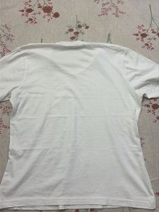 Mango Basic V-Neck White T-Shirt