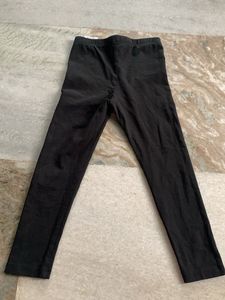Classic Black Cotton Leggings