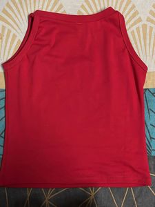 Red Tank Top with "Totally Myself"