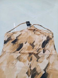 Abstract Print Mini Dress