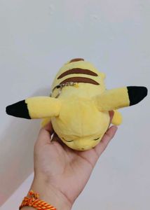 Cute Sleeping Pikachu Plush Toy keychain