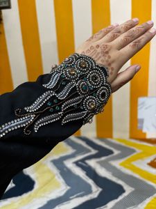 Elegant Black Embellished Maxi Dress